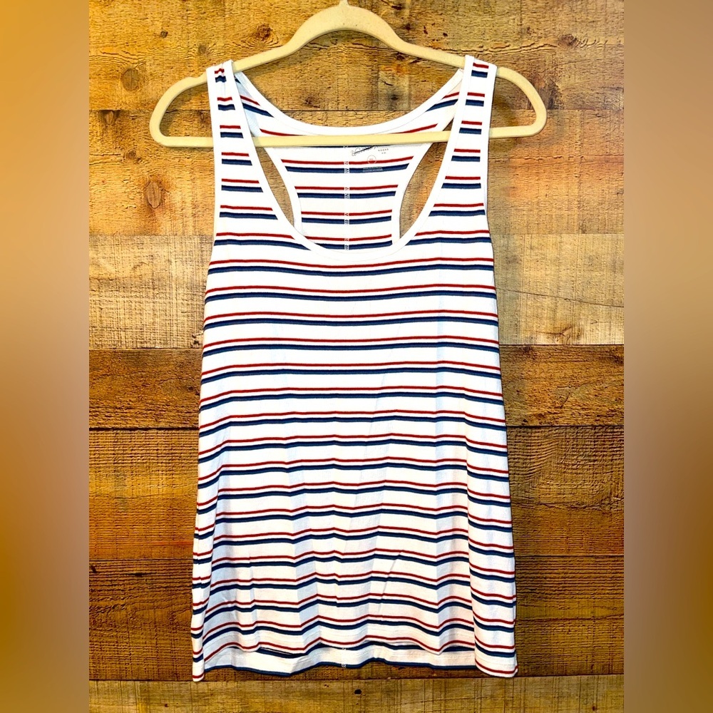 Universal Threads striped  ribbed Tank